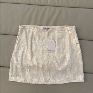 Walter Baker Ashlee sequin mini skirt 0 new with tags $228 retail